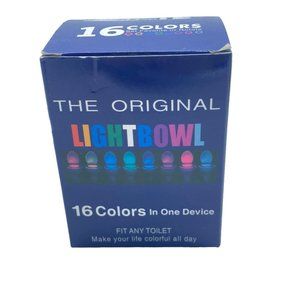 NEW NIB Toilet Nightlight The Original Light Bowl 16 Colors Accident Prevention